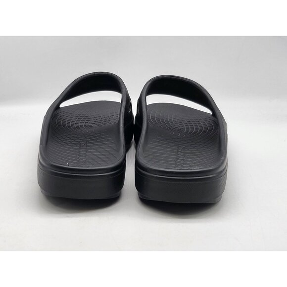 Skechers Shoes Mens Size 8 Black Foam Slide Sandals Comfort Slip On Rubber Pool - Picture 6 of 8